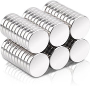 60 pezzi di magneti forti, magneti mini 10 x 2 mm magneti a forma rotonda di neodimio magneti forti, magneti piccoli per frigoriferi magneti per lavagne magnetiche, lavagne bianche, attività di ricreazione, carte da gioco