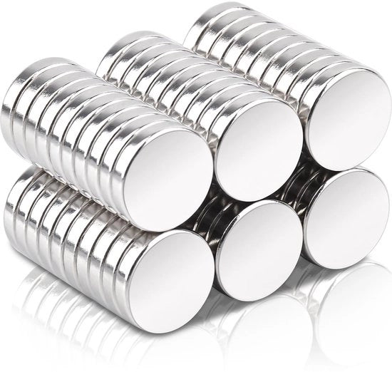 60 pezzi di magneti forti, magneti mini 10 x 2 mm magneti a forma rotonda di neodimio magneti forti, magneti piccoli per frigoriferi magneti per lavagne magnetiche, lavagne bianche, attività di ricreazione, carte da gioco