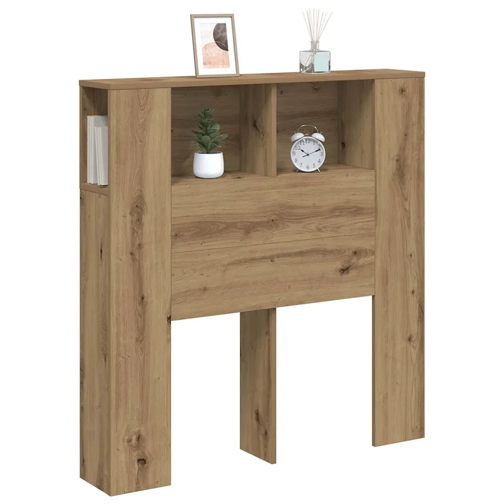 vidaXL Testiera con Contenitore Artigianale 100x18,5x102,5cm Multistrato