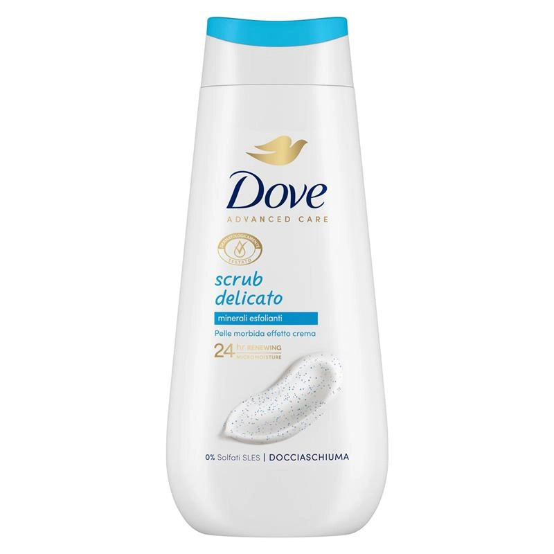 DOCCIA DOVE 225 ML SCRUB DELICATO MINERALI ASFOLIA