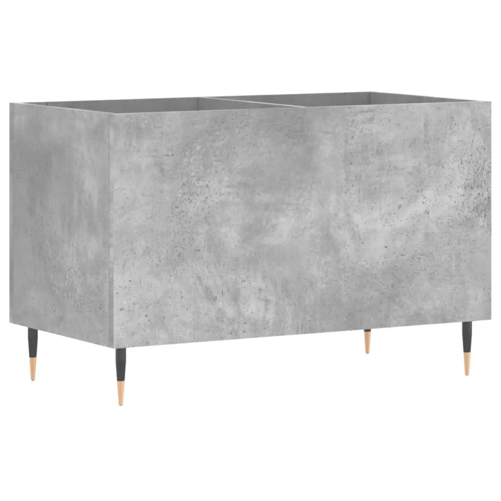 Mobile Porta Dischi Grigio Cemento 74,5x38x48 Legno Multistrato 831720