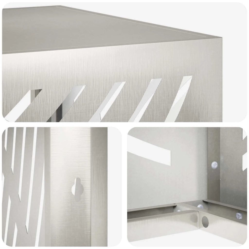 Copertura per condizionatore d'aria Argento 100 x 50 x 70 cm 8014105