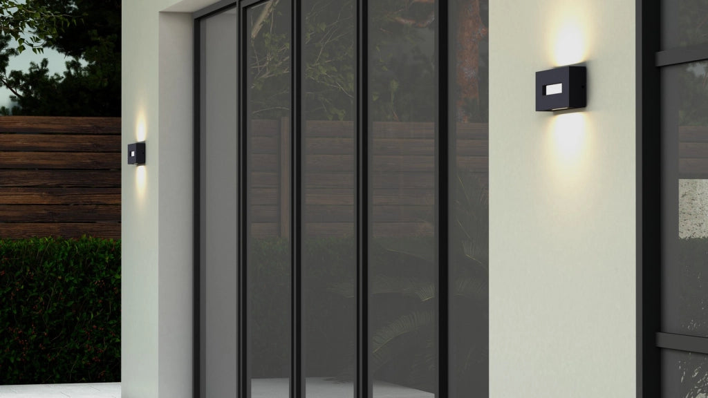 Applique LED da esterno ARTEO 12W CCT grigio scuro IP65