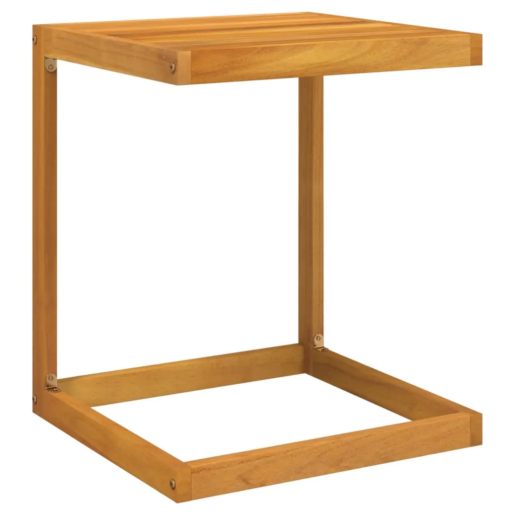 Tavolino da Giardino | Tavolo a C 42x40x50 cm in Legno Massello di Acacia