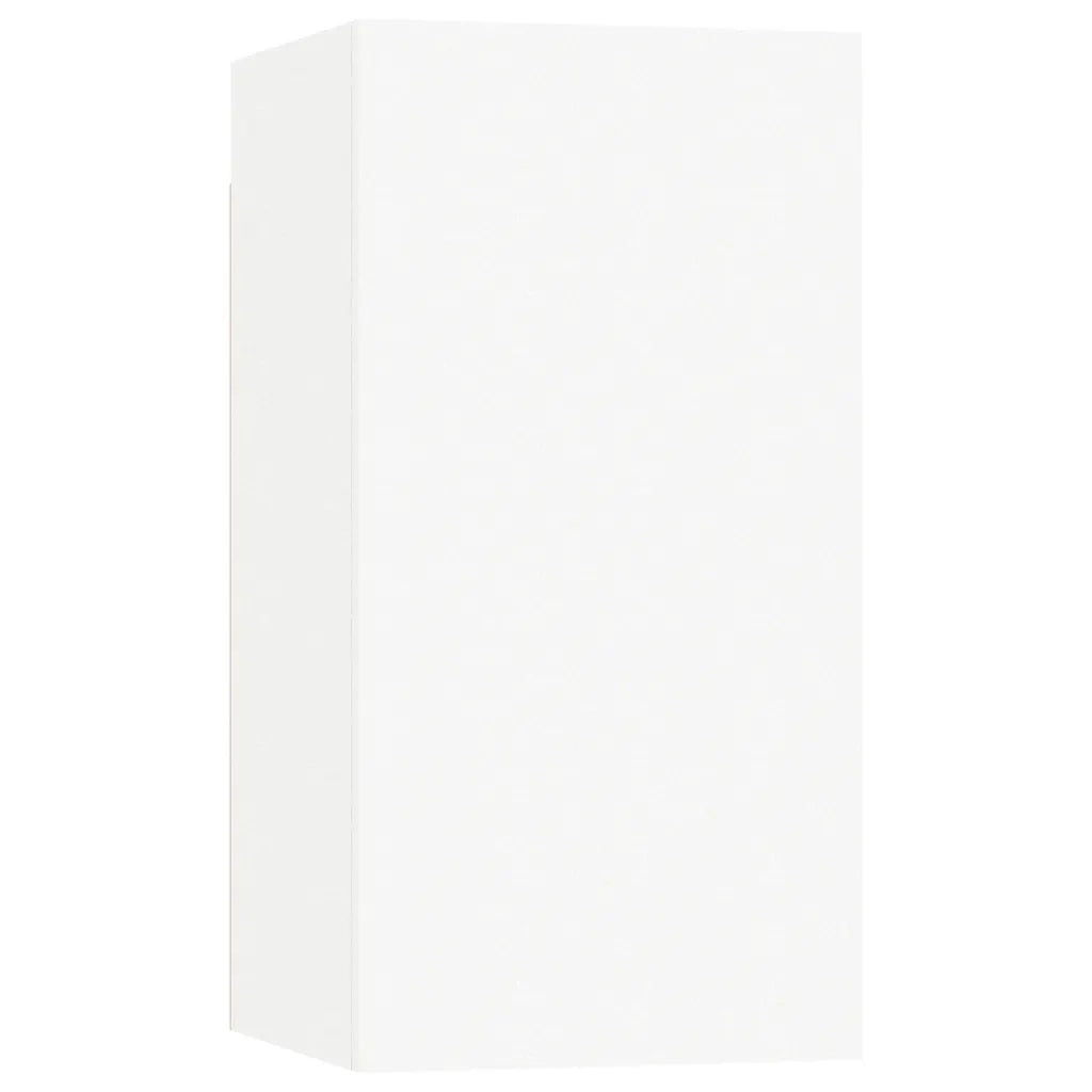 Set Mobili Porta TV 10 pz Bianco in Legno Multistrato 3078737