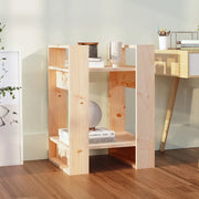 Libreria Divisorio-Scaffale per Libri-Mobile di Stoccaggio 41x35x57 cm in Legno Massello di Pino