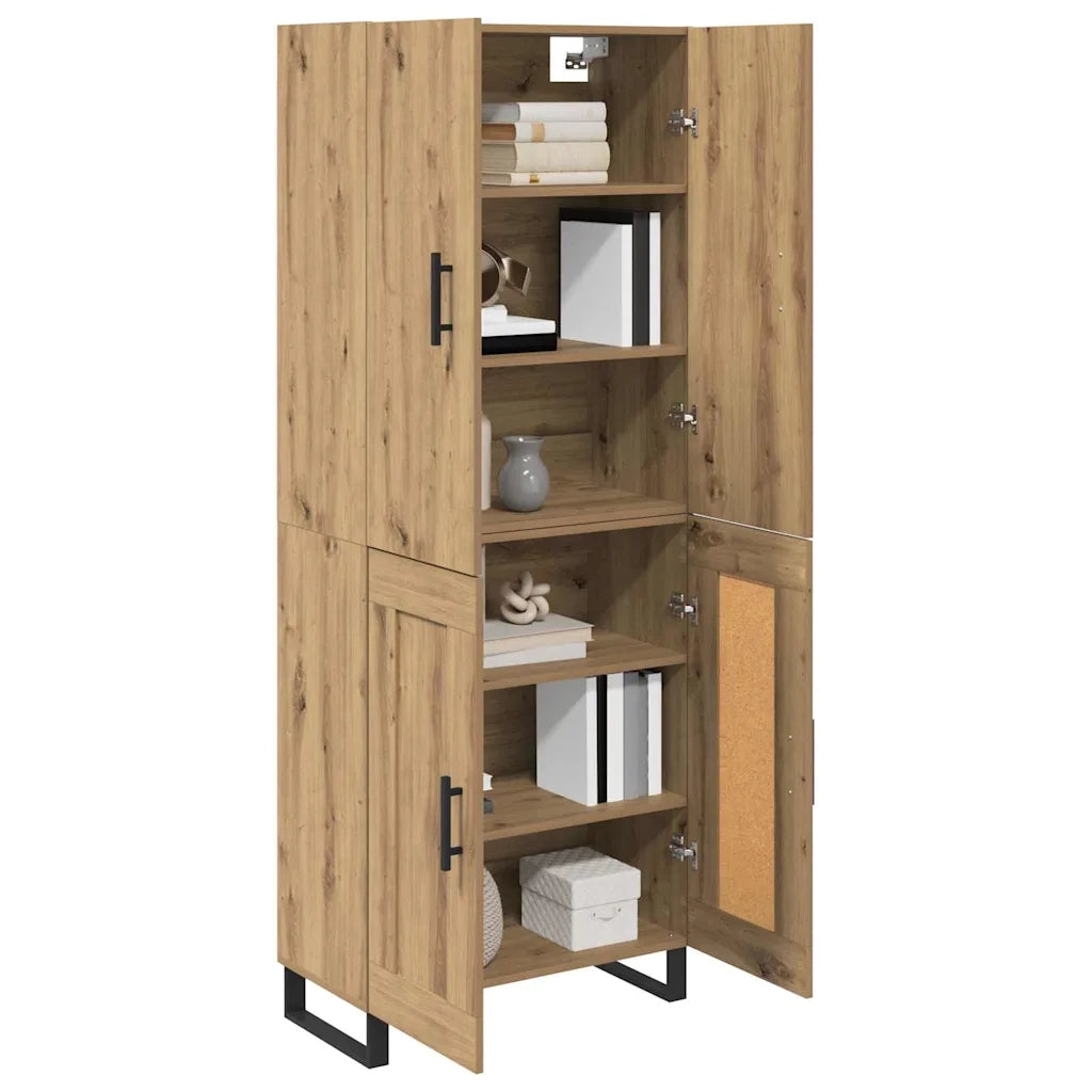 Credenza 2 pcs Rovere artigianale 69,5 x 34 x 180 cm 3416038