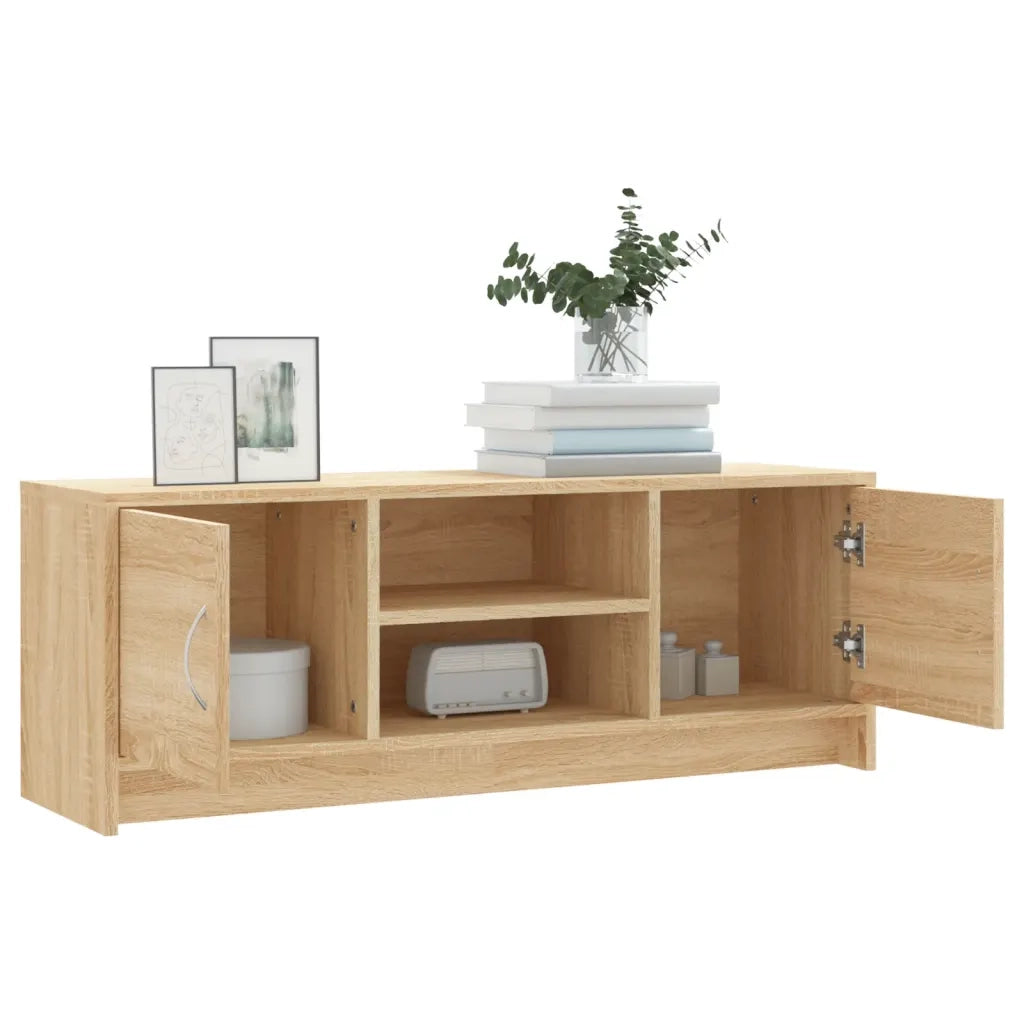 Mobile per TV Rovere Sonoma 102x30x37,5 cm Legno Multistrato 823256