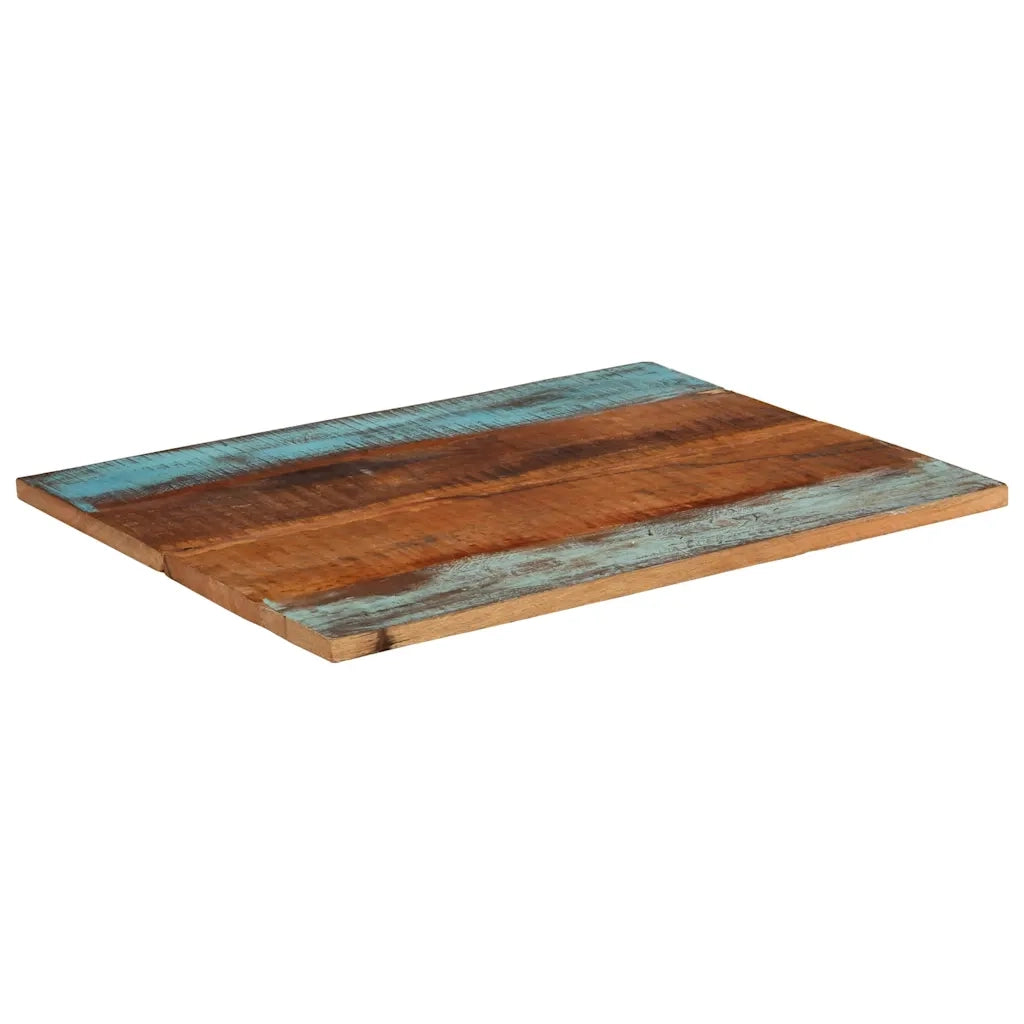 Piano Tavolo Rettangolare 70x90 cm 25-27 mm Legno di Recupero 286061