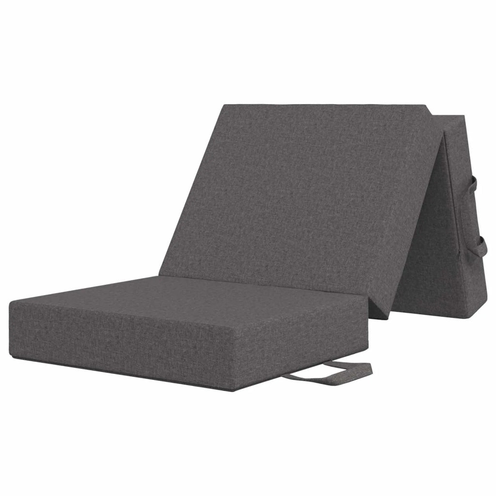 Divano Letto Pieghevole 90 x 63 x 45 cm Grigio Chiaro 900148