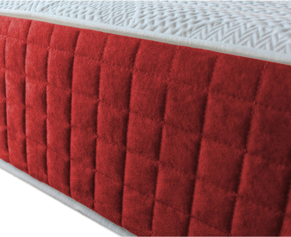 Materasso Piazza e Mezza 140x200 in memory foam, altezza 25 cm, 5 cm di memory foam, 11 zone di comfort