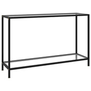 Tavolo Consolle Trasparente 120x35x75 cm in Vetro Temperato cod mxl 9267