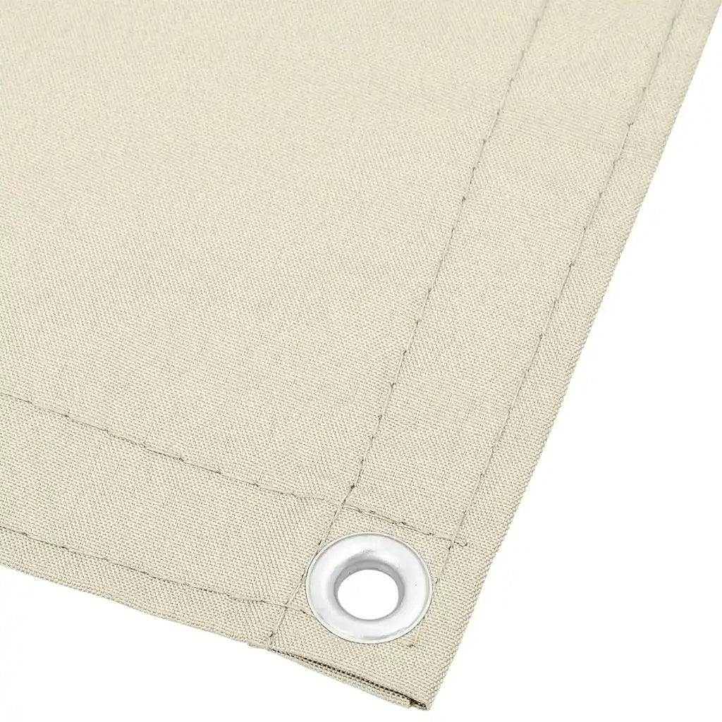 Paravento da Balcone Crema 75x800 cm 100% Poliestere Oxford