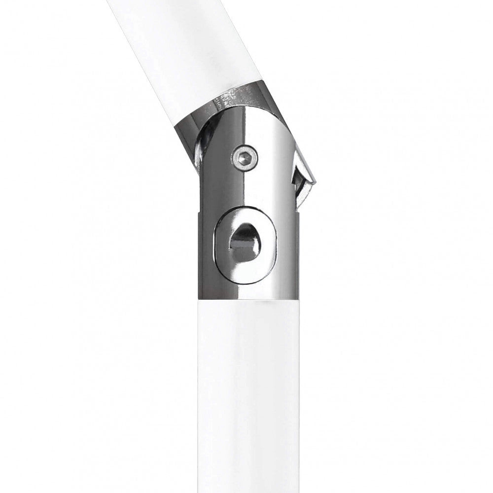 Ombrellone da Giardino 2x3 m Palo Ø38 mm Nice in Alluminio Bianco