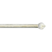 BASTONE METALLO D 20/19 120/210CM BULBO AVOR/ORO- 6,0 pz