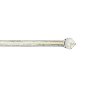 BASTONE METALLO D 20/19 120/210CM BULBO AVOR/ORO- 6,0 pz
