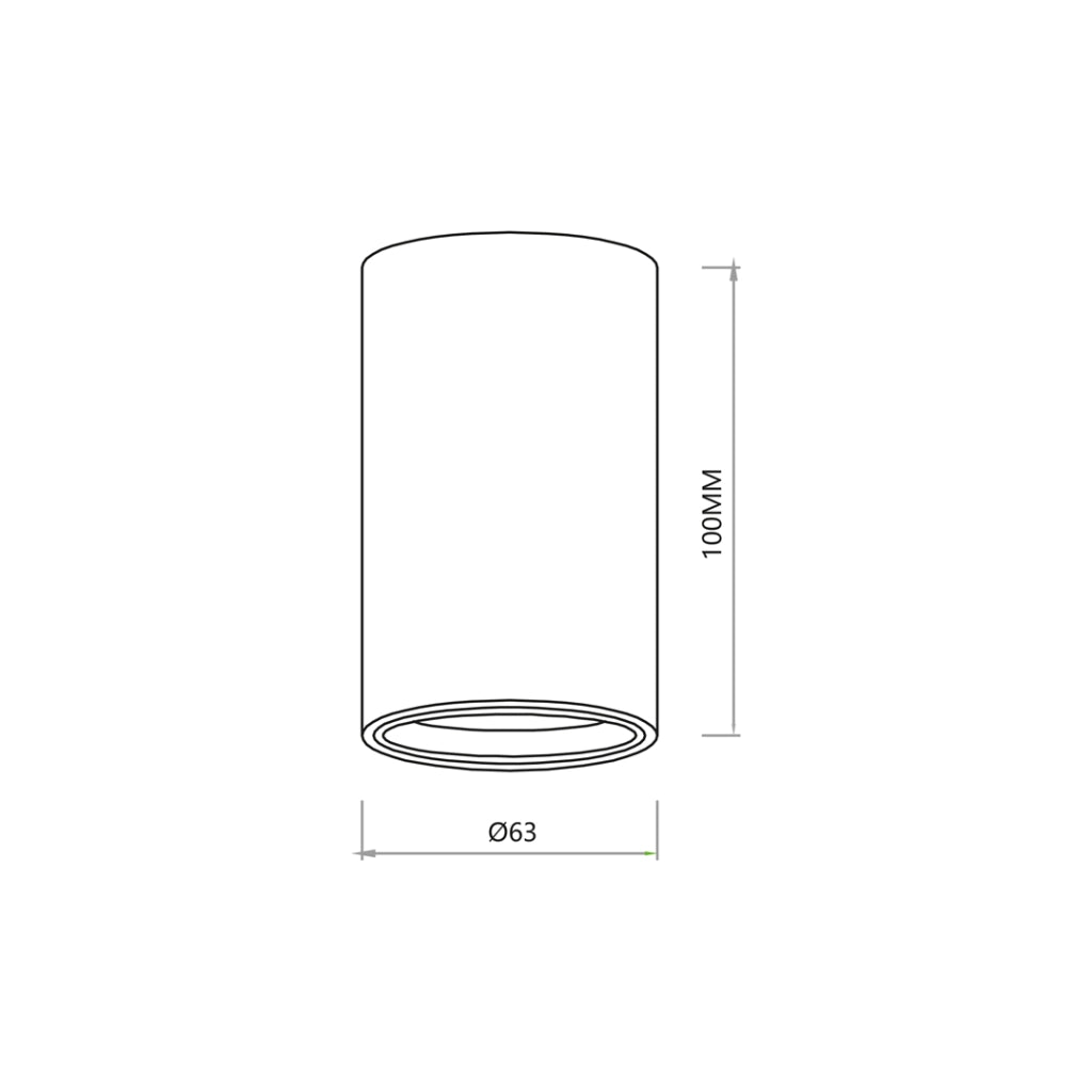 Faretto soffitto oro tondo 10cm GU10 8W Genesis Milagro