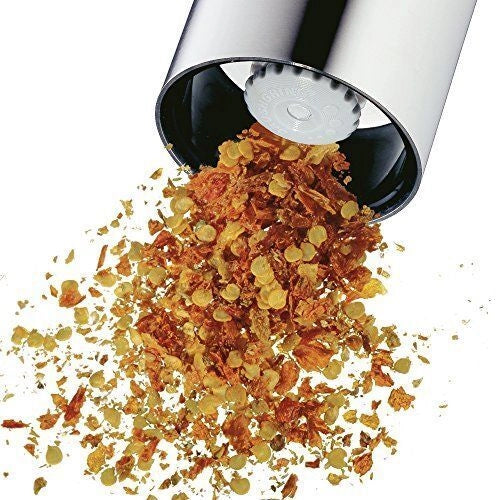 WMF 06.6771.6040 De Luxe Macinaspezie in Acciaio Cromargan e Vetro con Meccanismo in Ceramica Regolabile 10 Anni di Garanzia colore Acciaio inox - Trasparente