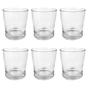 Set 6 Bicchieri Acqua Bibite Bevande 29 Cl In Vetro Resistente Lavorato Bicchiere Design Moderno Cucina Certificati Contatto Alimentare Lavastoviglie Microonde Bar Ristorante Modello 1