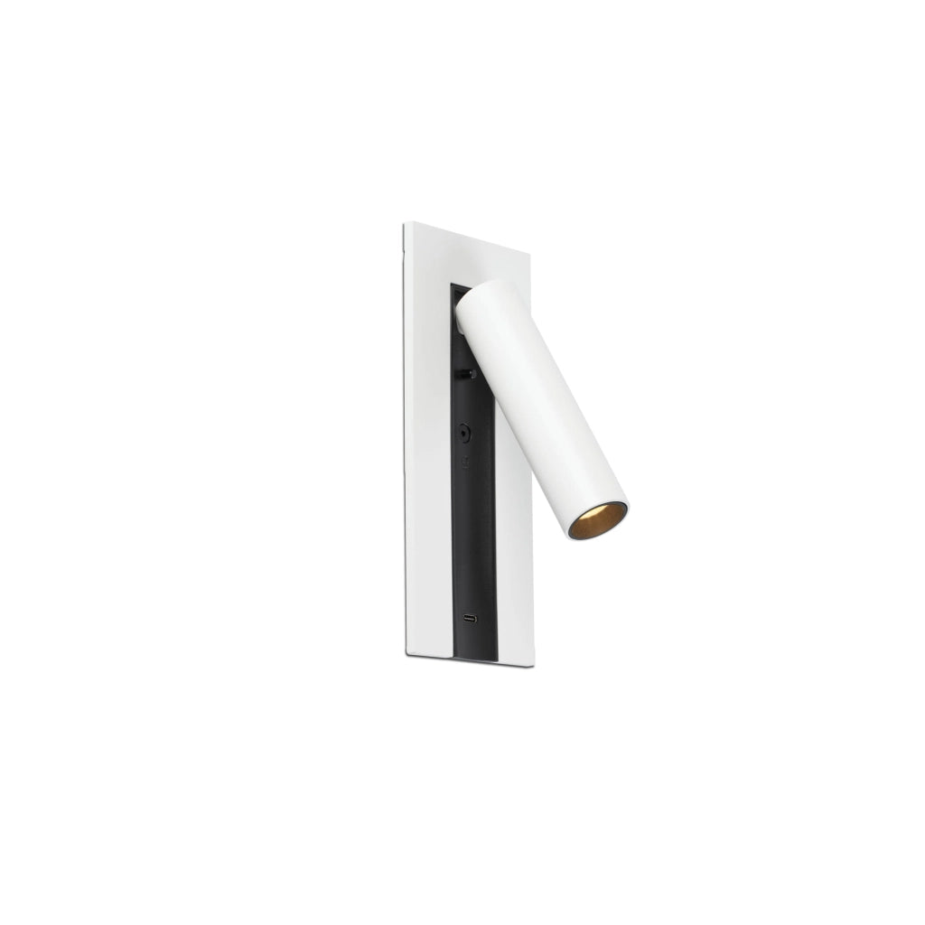 GABO USB C Lampada da parete lettore bianco