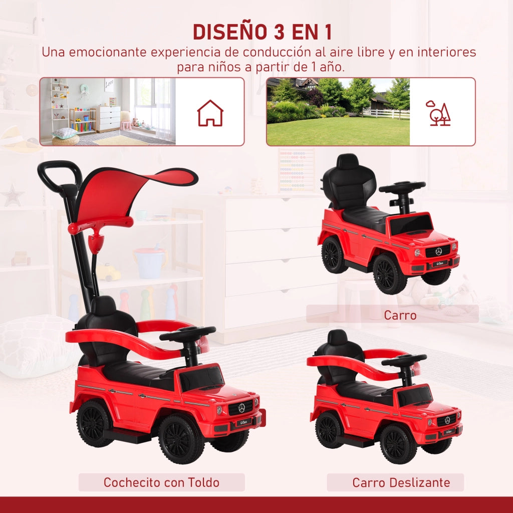 Letto a Soppalco per Bambini con Scala e Cassetti ¨C zephmum ¨C 85.5x40.5x95 cm Rosso