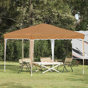Tenda per feste a pop-up-Gazebo Beige 288 x 288 x 245 cm 426374