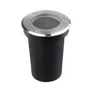 Portafaretto LED Segnapasso a Cilindro (Max 35W) Rotondo Colore Nero IP67  10374
