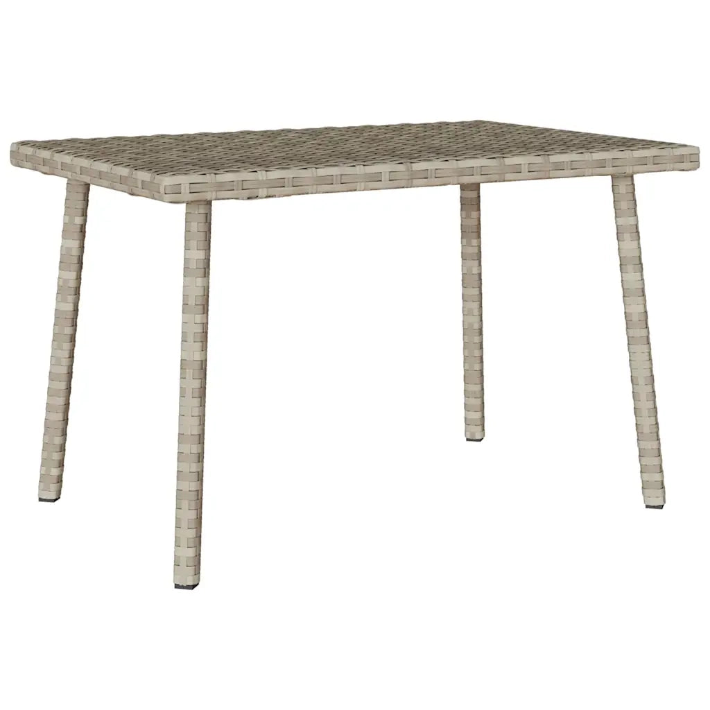 Tavolino da Giardino | Tavolino da esterno Rettangolare Grigio Chiaro 60x40x37 cm