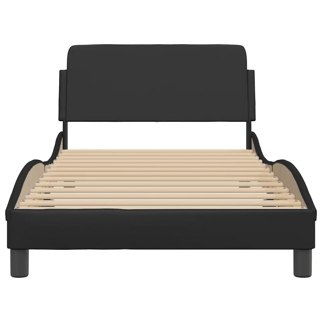 Giroletto Dover Nero 100x200 cm in Similpelle 373138