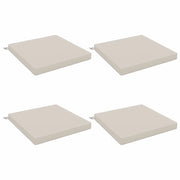 Cuscini per Sedia in 4 Pezzi SOEST 4 pz 100% Poliestere Bianco 944708