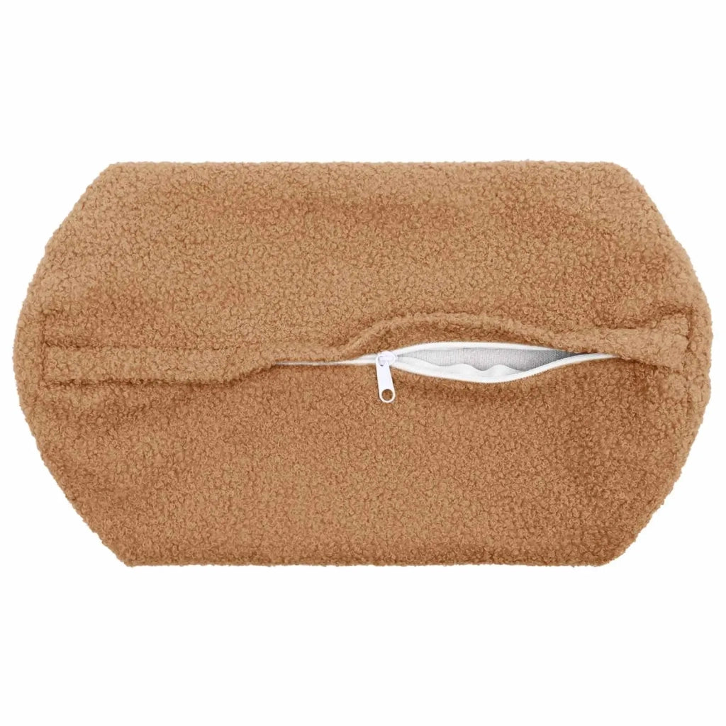Federa 2 pcs HEERLEN Beige Ø 15 x 40 cm Bouclé 923275