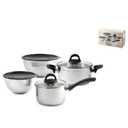 Batteria 8 pezzi avant h&h in acciaio inox