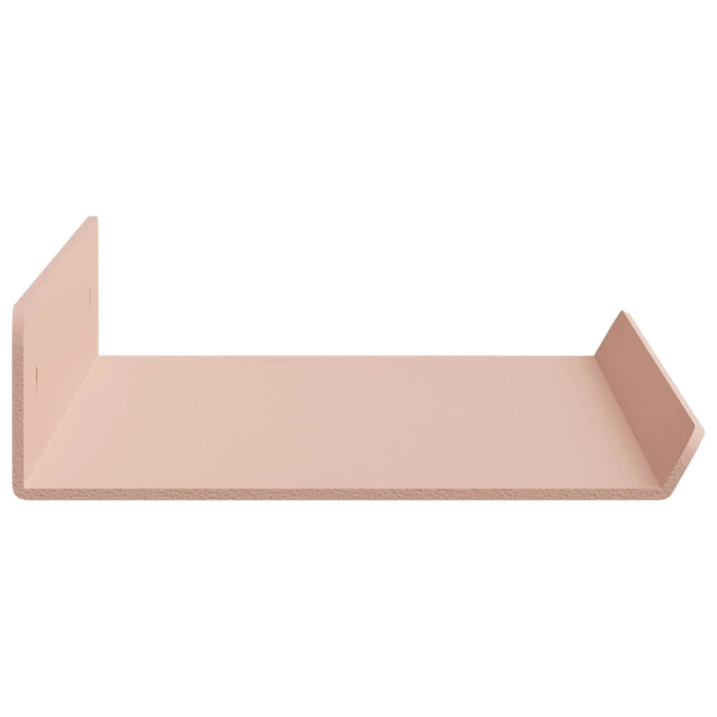Mensola sospesa 3 pcs Rosa 40 x 9 x 2,5 cm Acciaio 8003931