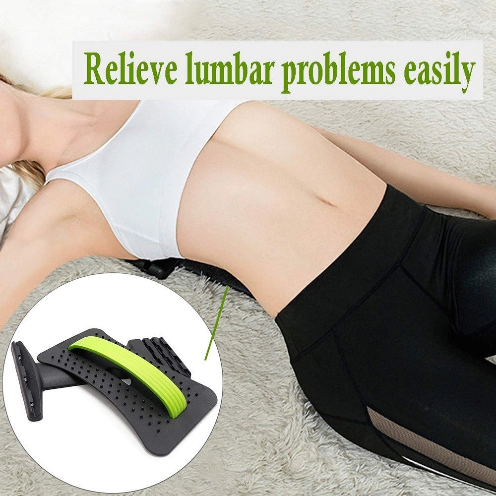 Trade Shop - Barella Posteriore Lombare Per Distendere Schiena Agopuntura Allungamento Verde -