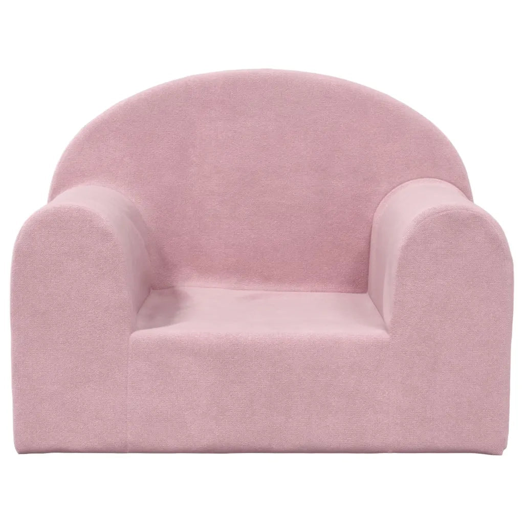 Divano | Divano da soggiorno | Sofa per Bambini Rosa in Morbido Peluche