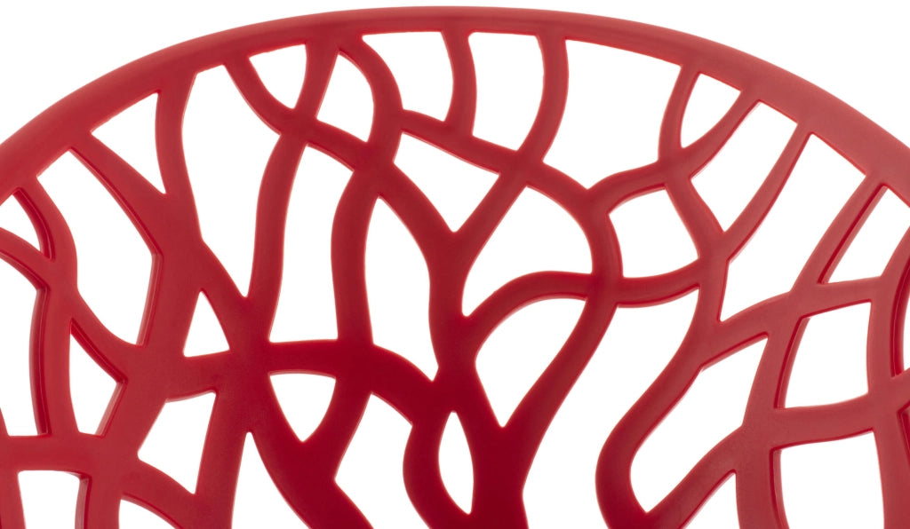Set 4 sedie da giardino HOPE rosso