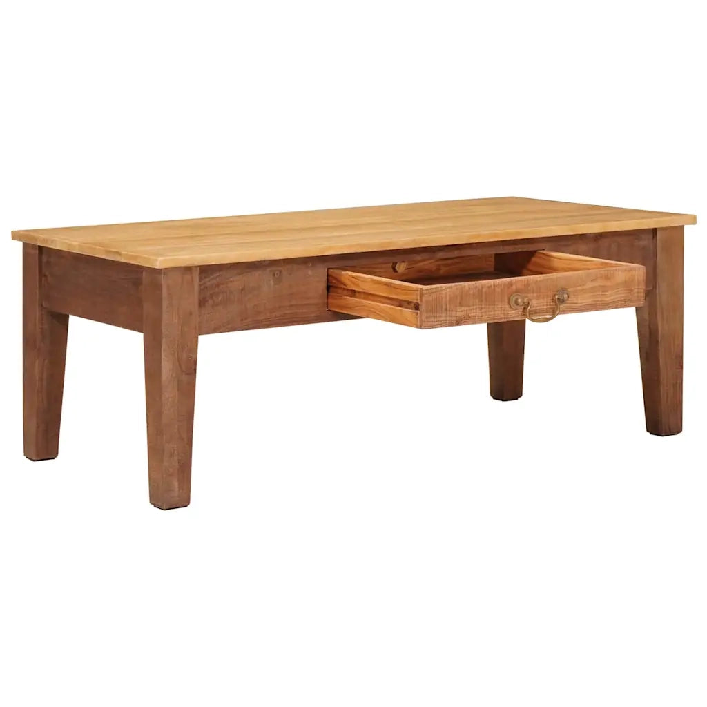 Tavolino da salotto con cassetto Marrone 110 x 55 x 40 cm 42003315