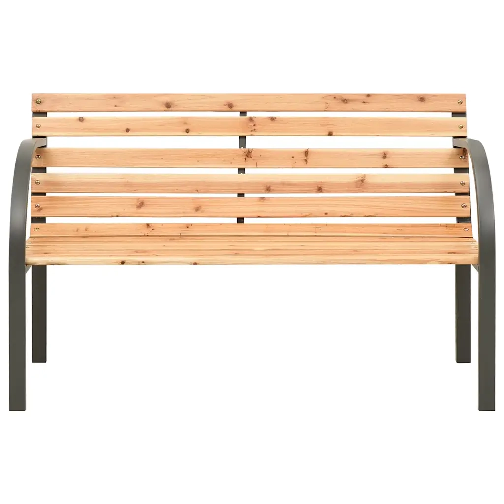 Panchina da Giardino | Panca da Giardino Doppia 81 cm in Legno di Abete Cinese