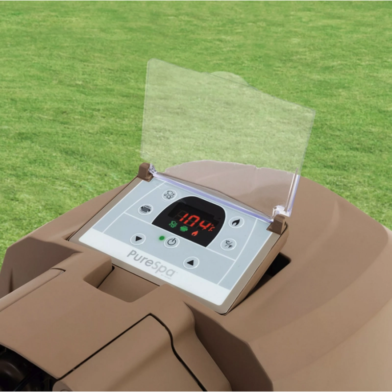 Spa gonfiabile idromassaggio 4 posti con riscaldamento 40°C e pompa filtro, diametro 196 cm altezza 71 cm per esterno - Intex