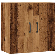 Pratico pensile a parete vintage 60 x 31 x 60 cm realizzato in legno composito finitura effetto legno anticato 02_0051025