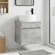 Mobile lavabo da parete Grigio Cemento 49 x 44,5 x 65,5 cm 890625