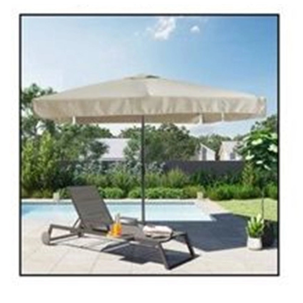 Trade Shop - Ombrellone Da Giardino Arredo Esterno Balcone Terrazzo Patio 3x3 Mt Beige 223231 -