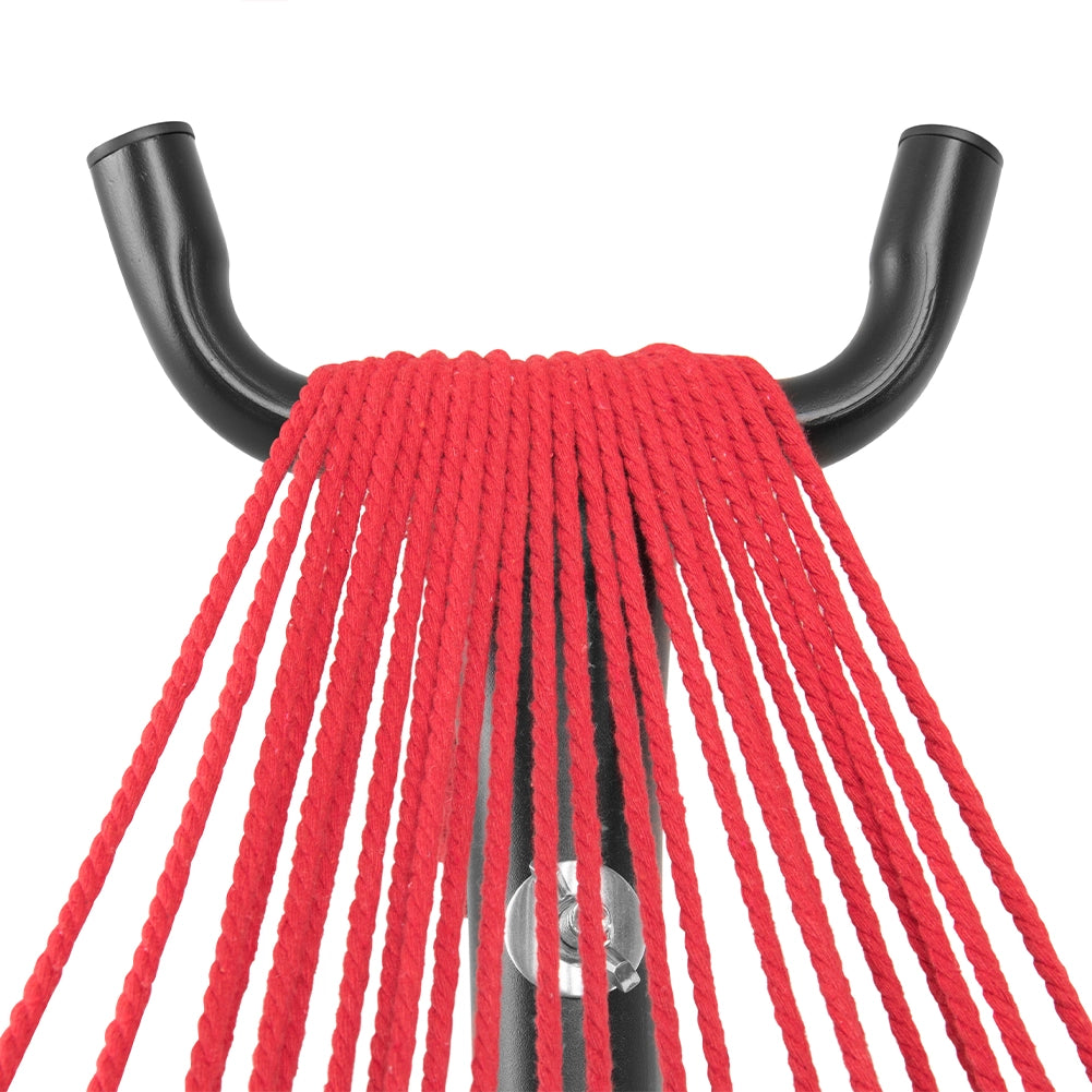 Amaca da Giardino Brasiliana Strisce Multicolore Portata 200kg Struttura Acciaio