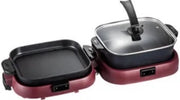 Piatto elettrico per party - Piatto elettrico multiplo - BBQ elettrico - Piatto elettrico per hotpot - Piatto elettrico per hapjes - Piatto elettrico opvouwbaar