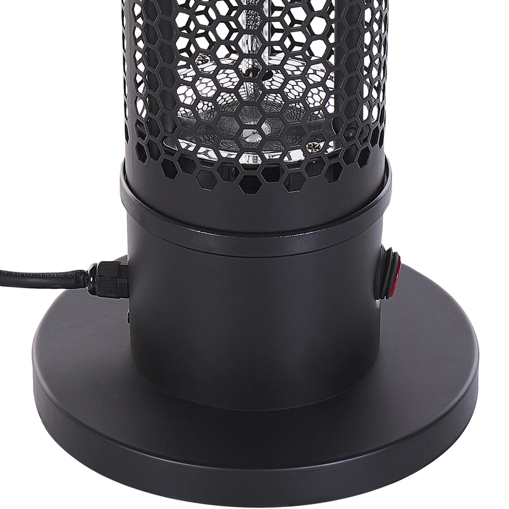 Stufa elettrica da esterno colore nero 1000 W freestanding portatile esterno giardino patio