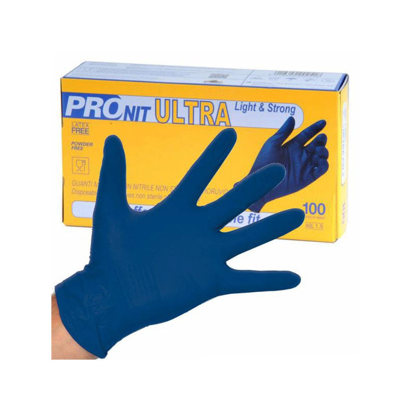 Guanti Nitrile Ultra Powder Free Pz 100 M