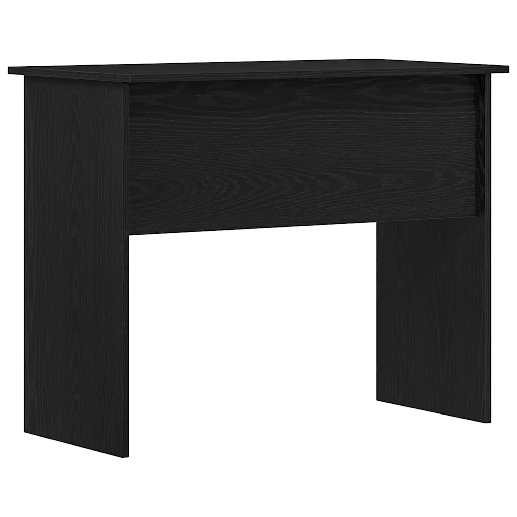 Scrivania Rovere Nero 90x50x74 cm in Legno Multistrato 862476