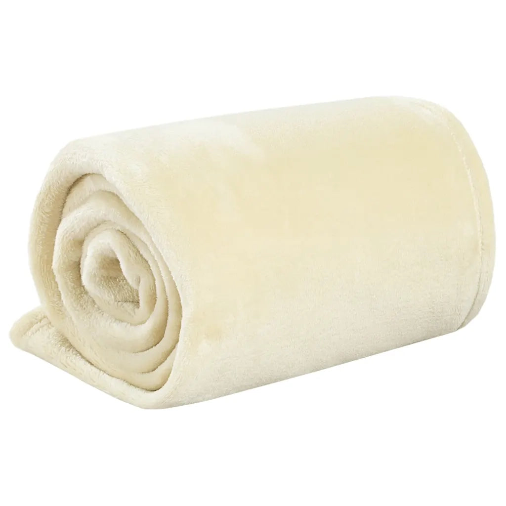 Coperta Crema 130x170 cm in Poliestere 136269