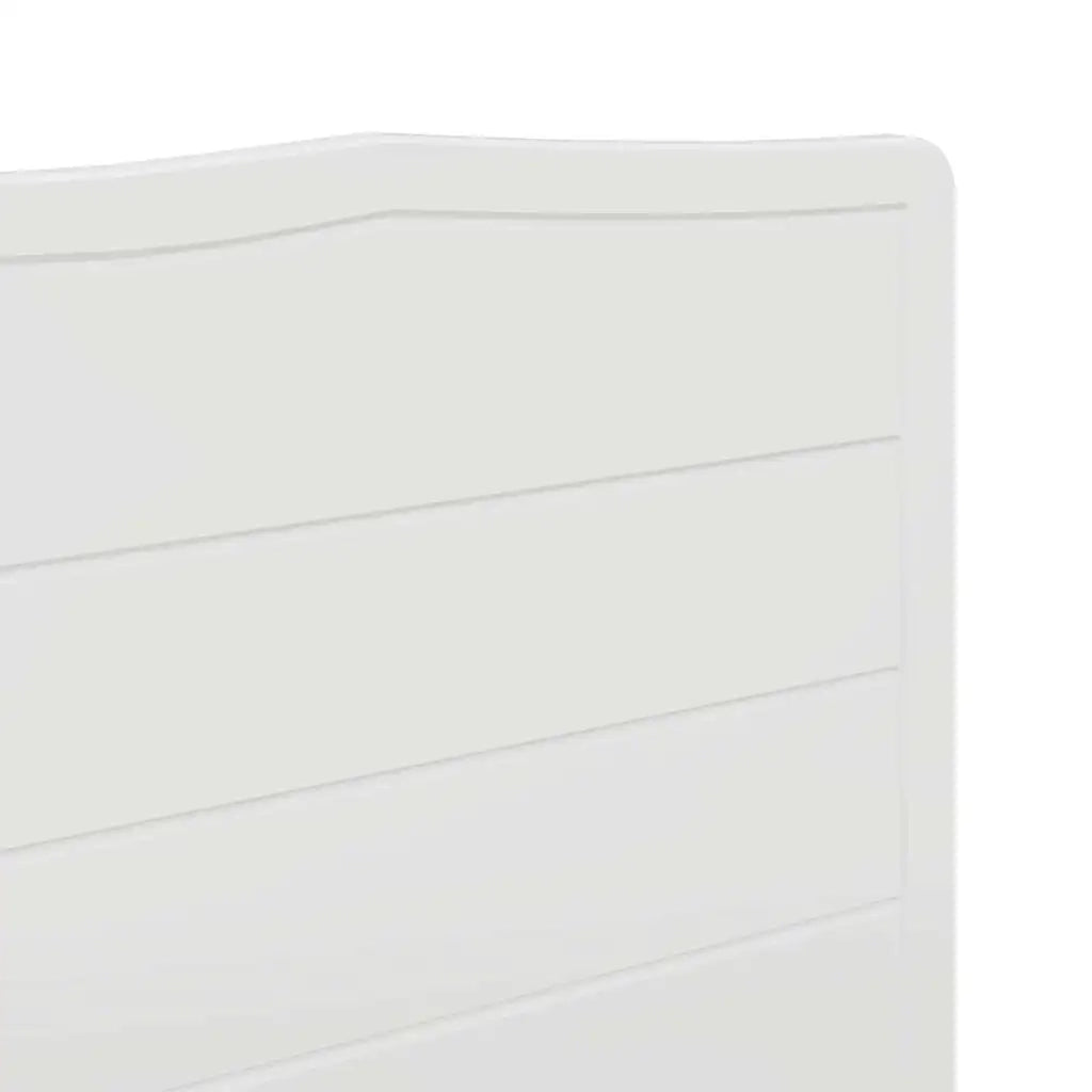 Testiera-Testata-Testiera Decorativa Bianco Lucido 150 cm Legno multistrato 355390