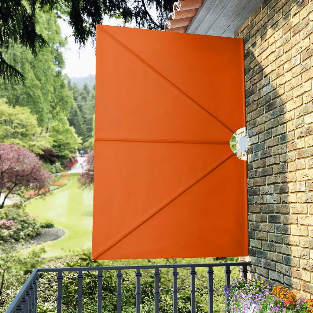 Tenda Laterale per Terrazza Pieghevole Terracotta 240x160 cm 44571